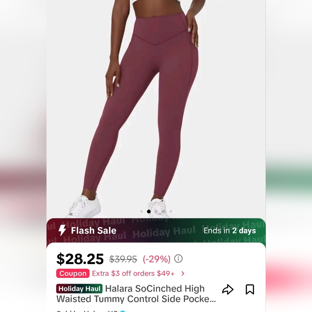 Halara leggings- L (14-16)
